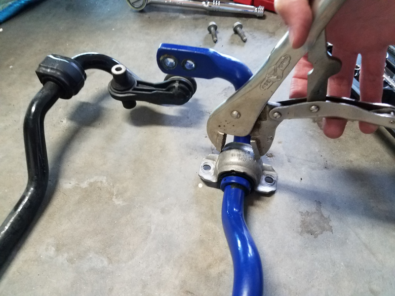 Illustration for article titled GTI Rear Sway Bar Swap